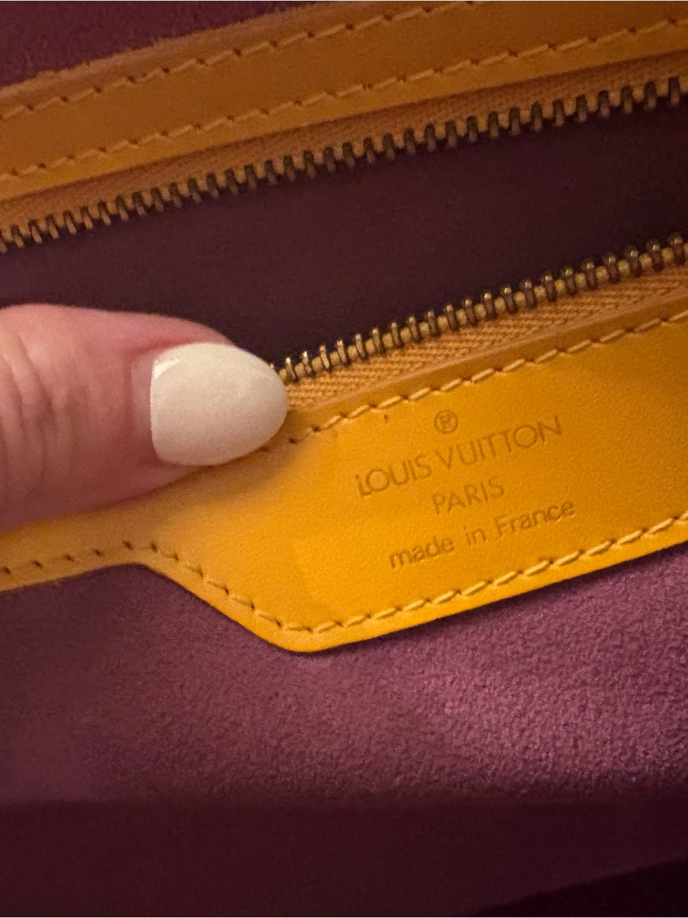 Louis Vuitton Saint Jacques Yellow Bag - Picture 5 of 6